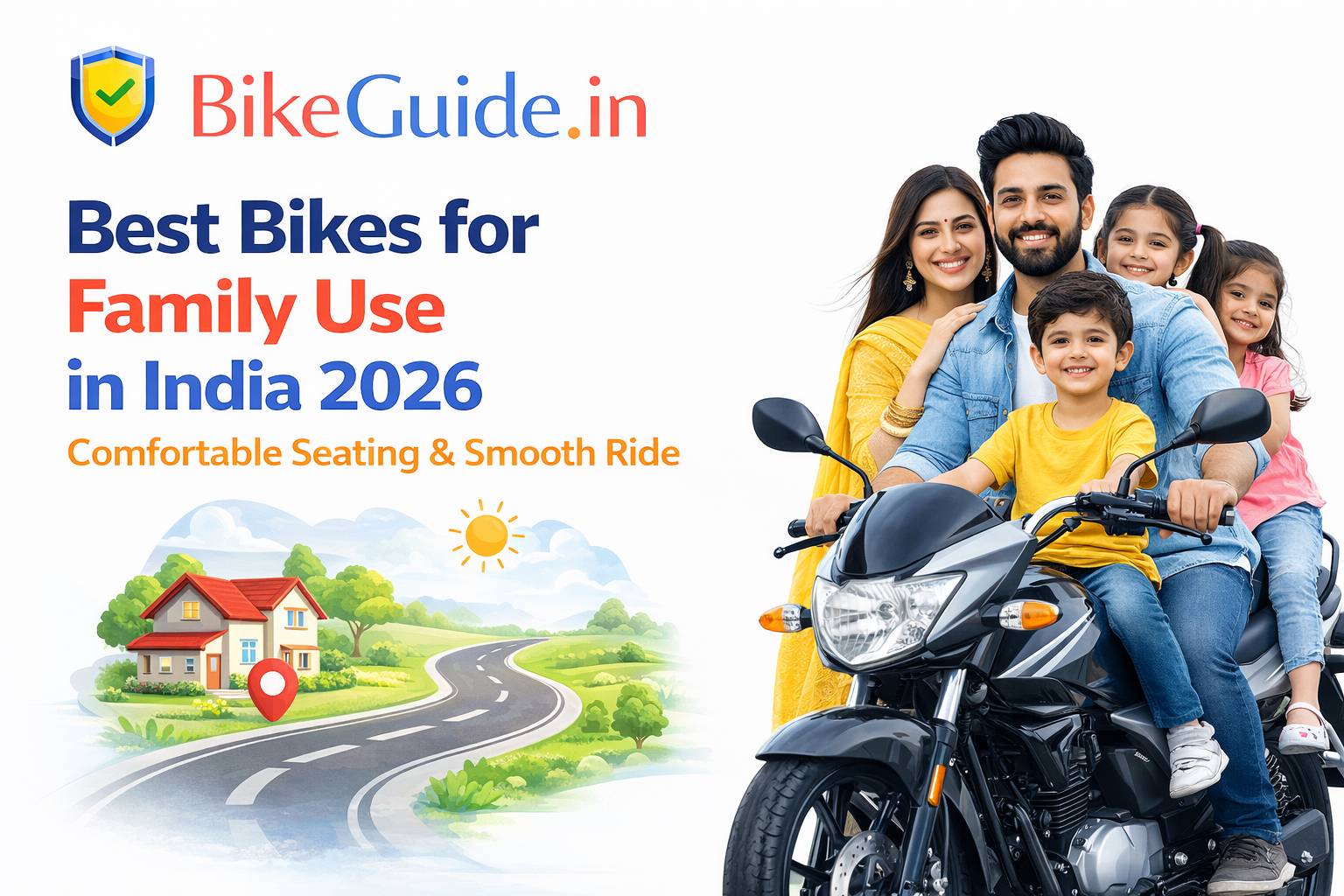 Best Bikes for Family Use in India 2026 – Comfortable Seating & Smooth Ride Best Bikes for Family Use in India 2026 – Comfortable Seating & Smooth Ride