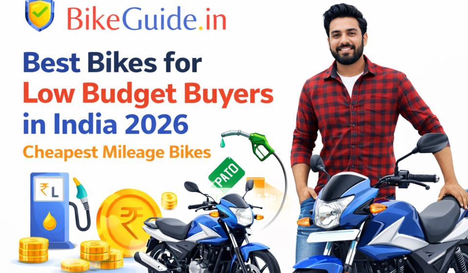 Best Bikes for Low Budget Buyers in India 2026 – Cheapest Mileage Bikes
