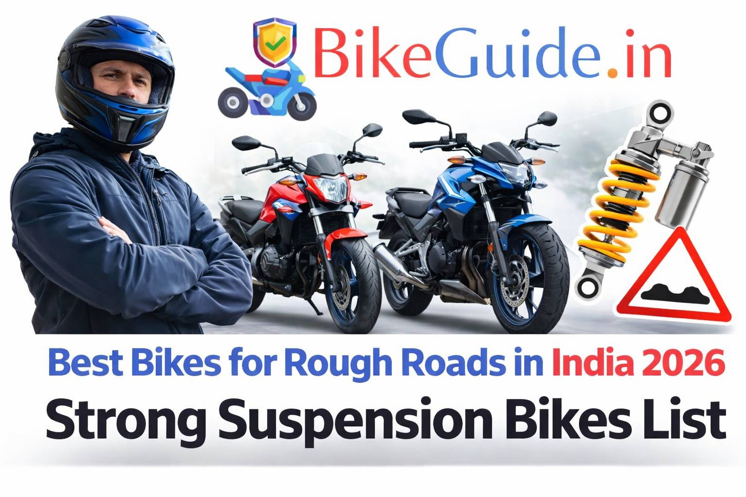 Best Bikes for Rough Roads in India 2026 – Strong Suspension Bikes List Best Bikes for Rough Roads in India 2026 – Strong Suspension Bikes List