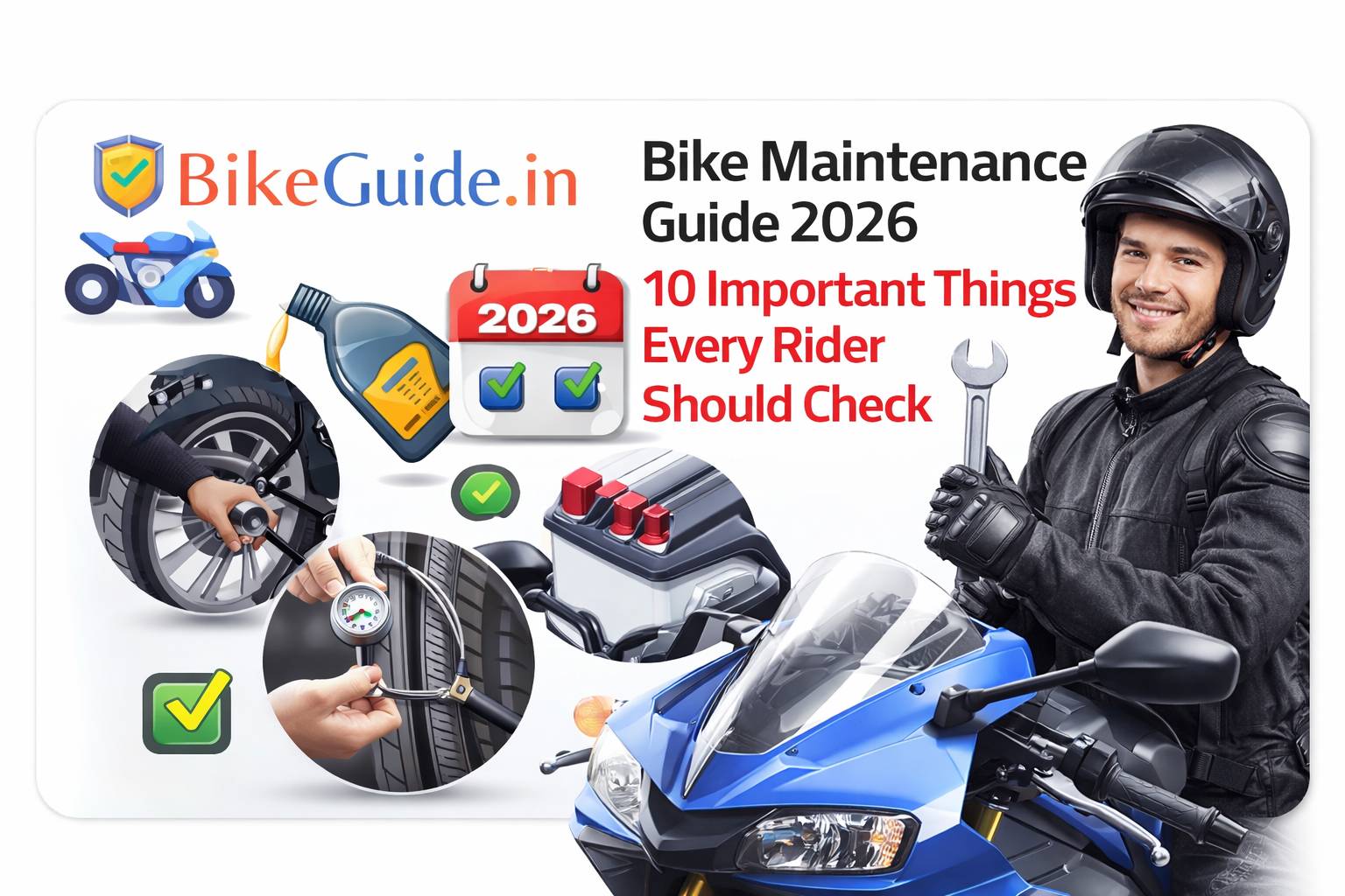 Bike Maintenance Guide 2026 – 10 Important Things Every Rider Should Check